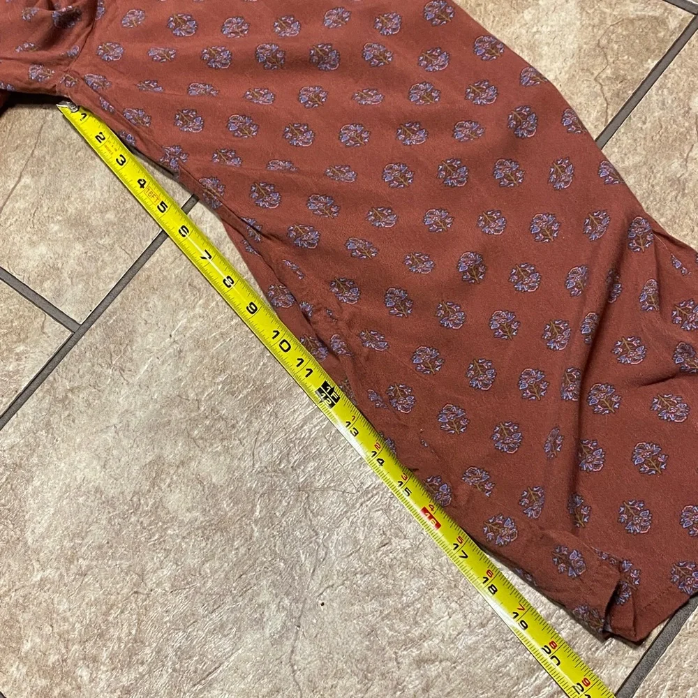 OshKosh B'gosh Terracotta Smocked Jumper 12/12A Academia Summer Fall